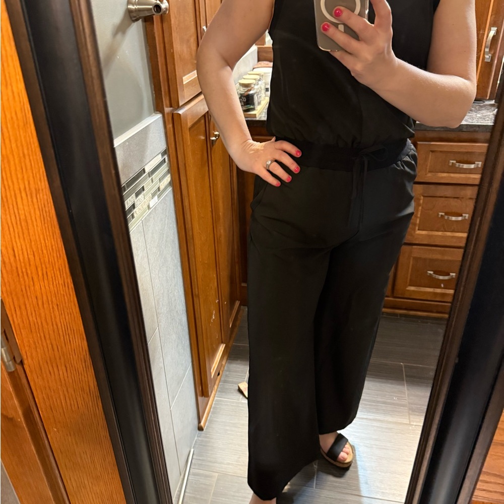 Women's Black Active Jumpsuit